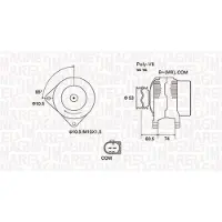 MAGNETI MARELLI 063731905010 Dynamo / Alternator