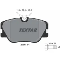 Textar Remblokset 2094102, voor