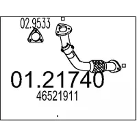 MTS 01.21740 Voorpijp