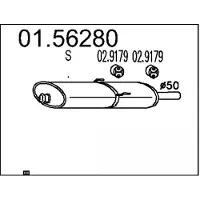 MTS Middendemper 01.56280