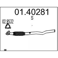 MTS 01.40281 Voorpijp