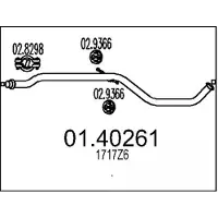 MTS Uitlaatpijp 01.40261