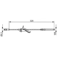 Bosch Kabel, parkeerrem 1 987 482 545