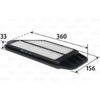 Valeo 585436 Luchtfilter