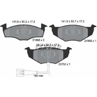 Textar Remblokset 2186801, voor