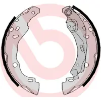 Brembo S 68 525 Remschoenset