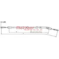 METZGER 10.9513 Handremkabel