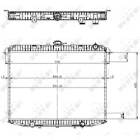 NRF 519533 Radiateur