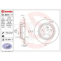 Brembo Remschijf 08.B844.11