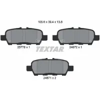 Textar Remblokset 2577801, achter