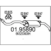 MTS 01.95890 Einddemper