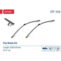 Denso Flatblade Wisserset DF-124 Denso voor o.a. ALPINA, BMW