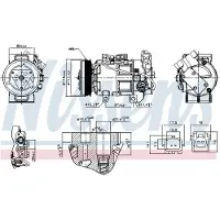 Nissens Airco-compressor 891251