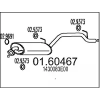 MTS 01.60467 Einddemper