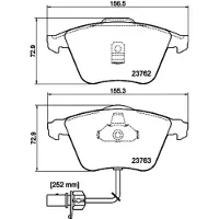 Hella 8DB 355 009-141 Remblokken
