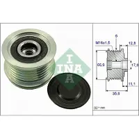INA Dynamovrijloop 535004110 Ina voor o.a. AUDI, SEAT, SKODA, VOLKSWAGEN