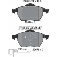 Textar Remblokset 2067602, voor