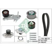 INA 530 0762 30 Distributieriem set + waterpomp