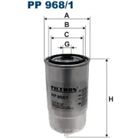 FILTRON PP 968/1 Brandstoffilter