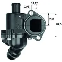 MAHLE ORIGINAL Thermostaat, koelvloeistof TM 3 100
