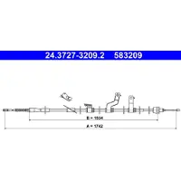 Ate 24.3727-3209.2 Handremkabel