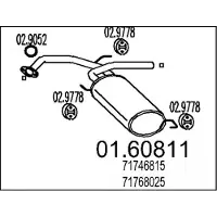 MTS 01.60811 Einddemper