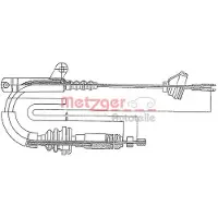 METZGER 10.817 Handremkabel