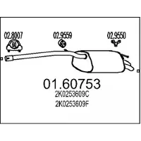 MTS 01.60753 Einddemper