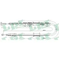 LPR C0341B Handremkabel