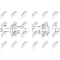 NTY NPW-ME-227 Aandrijfas