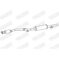 Walker 24494 Uitlaat middendemper
