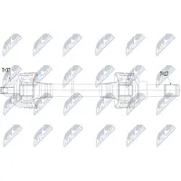 NTY NPW-BM-237 Aandrijfas