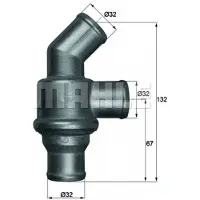MAHLE ORIGINAL TH 16 80 Thermostaat, koelvloeistof