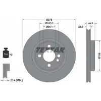Textar Remschijf 92262403