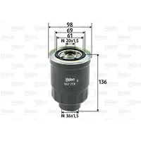 Valeo Brandstoffilter 587716