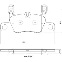 Brembo Remblokset, schijfrem P 65 056