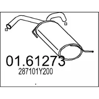 MTS 01.61273 Einddemper