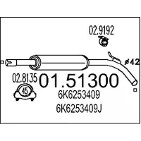 MTS Middendemper 01.51300