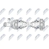 NTY NPW-BM-212 Aandrijfas