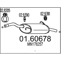 MTS 01.60678 Einddemper