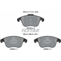 Textar 2433205 Remblokken