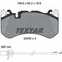 Textar Remblokset 2445501, voor