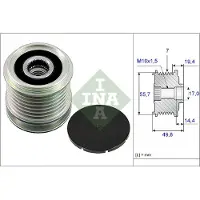 INA Vrijlooppoelie dynamo 535016510 Ina voor o.a. MERCEDES-BENZ