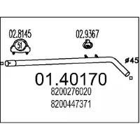 MTS 01.40170 Voorpijp