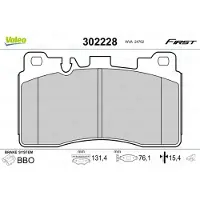 Valeo 302228 Remblokken