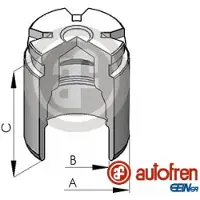 AUTOFREN SEINSA D025745 Zuiger, remklauw