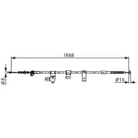 Bosch 1 987 482 306 Handremkabel