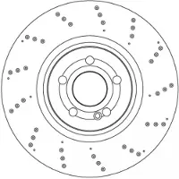 TRW DF4598S Remschijf
