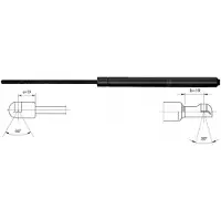 METZGER 2110363 Gasveer motorkap