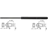METZGER 2110405 Gasveer motorkap